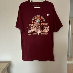 Virginia Tech ACC Basketball Tournament 2024 Mens Short Sleeve T-Shirt Size XL